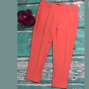 🍭 TALBOTS 🍭 Lady Coral Dress Capris Pants Slacks